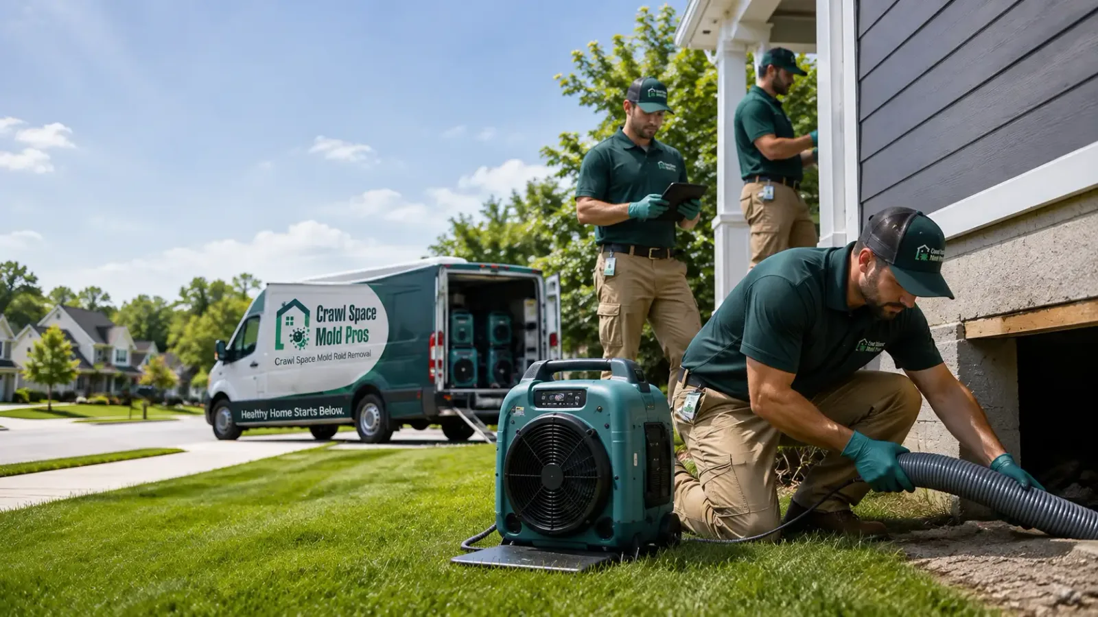 Crawl Space Mold Removal in Chester, VA